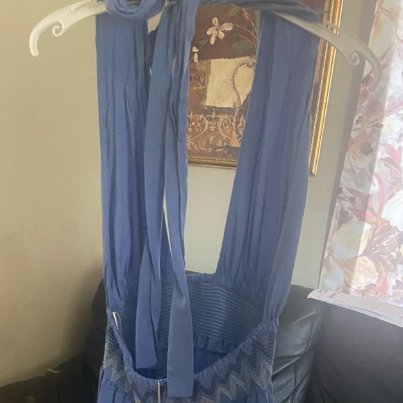 Karolina dress misa los angeles in blue - Picture 3 of 4